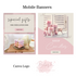 Blush pink candles shopify template