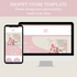 Blush pink candles shopify template