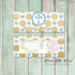 Gold Blue Candy Bar Wrapper Boy Baptism Communion Printable