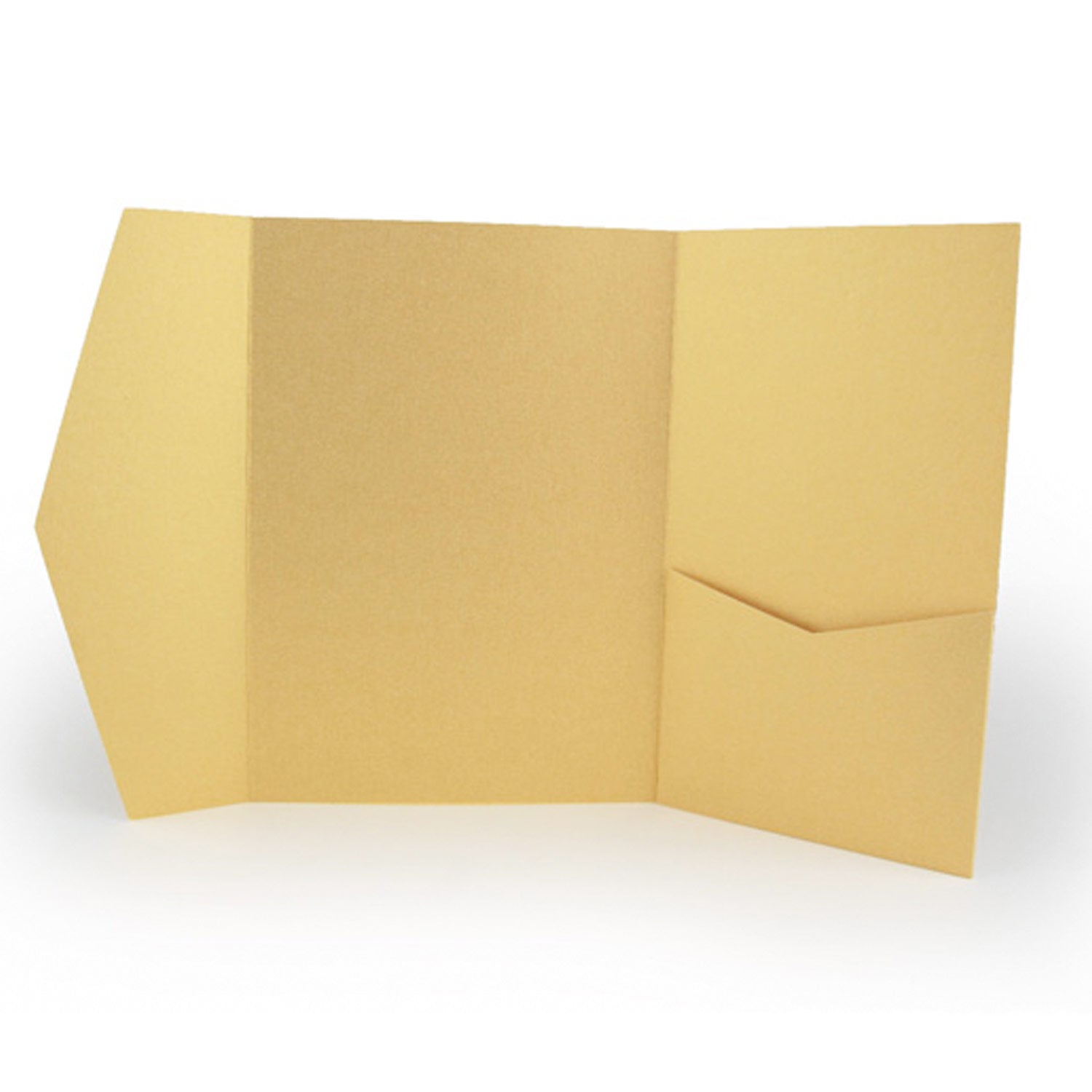 Pocket Wallet Fold Invitation Holder Wedding Supplies Gold Metallic