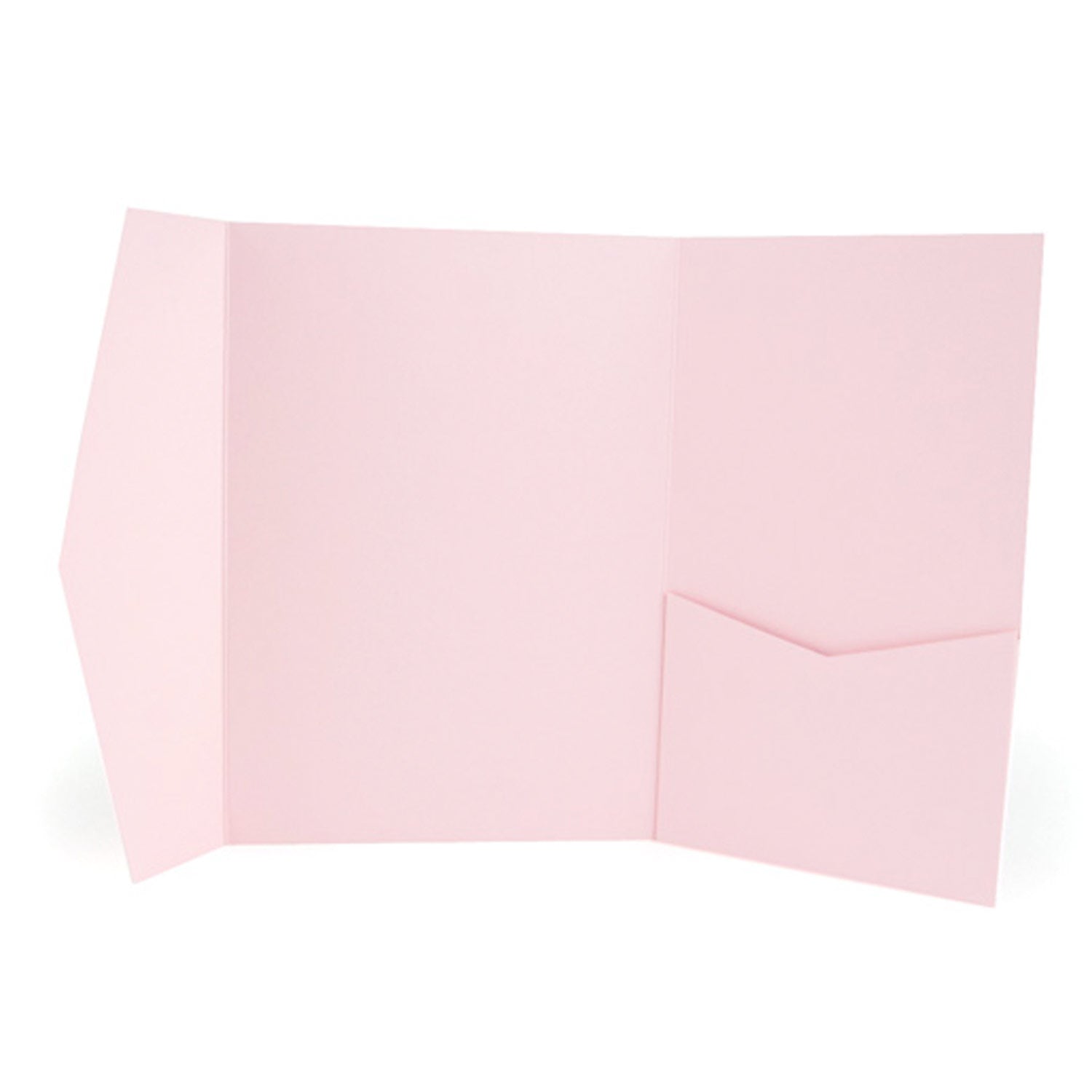 Pocket Wallet Fold Invitation Holder DIY Wedding Supplies Pink