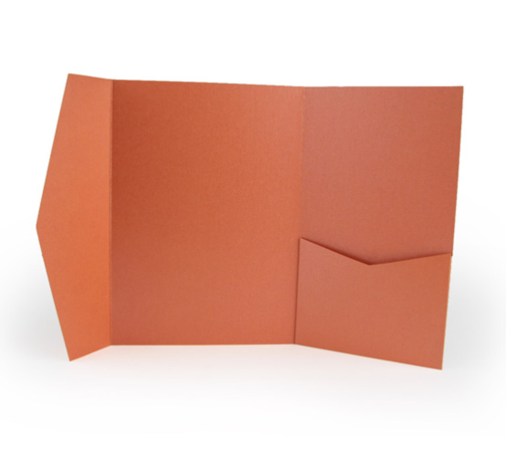 A7 Pocket envelope metallic bright copper #177
