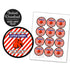 Boxing Cupcake Toppers Birthday Baby Shower Red Printable