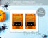 Halloween invitation black cat printable