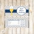 30 Candy Bar Wrappers Boy First Communion Navy Gray