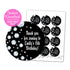Diamond rhinestone favor labels printable