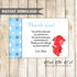 Dragon Thank You Card Note Boy Birthday Baby Shower Printable