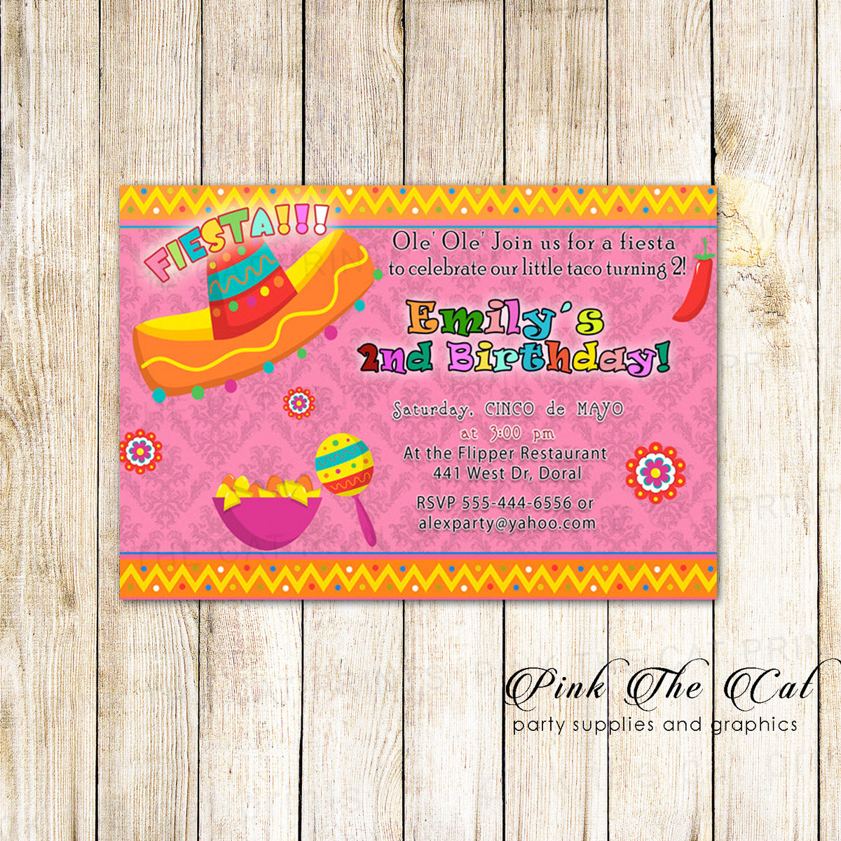 mexican-invitation-fiesta-birthday-baby-shower-pink-printable-pink-the-cat for Free Printable Fiesta Party Invitations Mexican Invitation Fiesta Birthday Baby Shower Pink Printable – Pink the Cat for Free Printable Fiesta Party Invitations