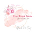 Premade floral roses logo design