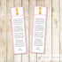 Giraffe Bookmark Baby Girl Shower Favor Pink Polka Dots