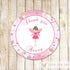 Fairy Gift Favor Label Thank You Tag Sticker Birthday Baby Shower