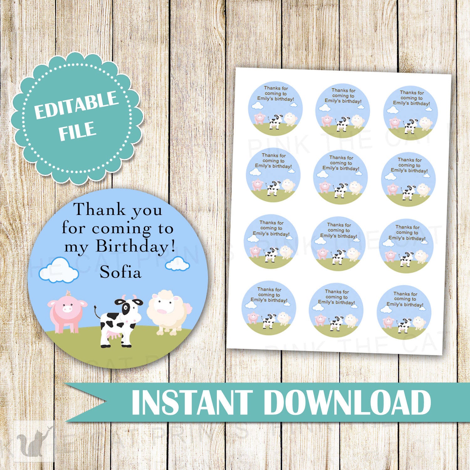 farm-favor-label-gift-tag-animals-kids-birthday-baby-shower-printable-pink-the-cat for Party Favor Tags Free Printable Farm Favor Label Gift Tag Animals Kids Birthday Baby Shower Printable – Pink the Cat for Party Favor Tags Free Printable