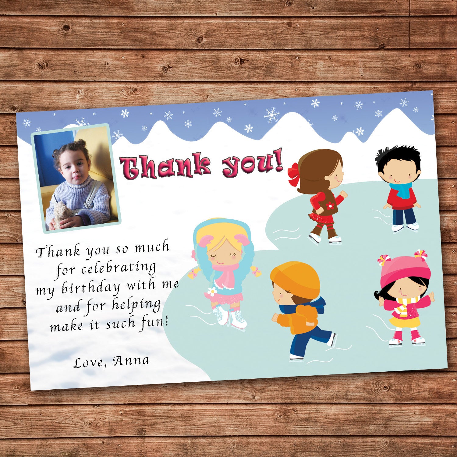 Birthday Thank You Notes Printable