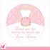 Dress Labels Gift Favor Sticker Bridal Shower Thank You Tag Pink