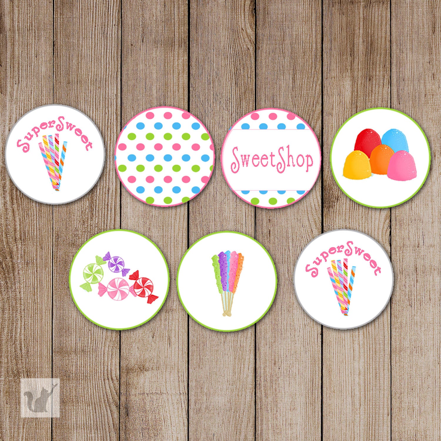 sweets-small-candy-label-sticker-birthday-baby-shower-pink-the-cat for Free Printable Candyland Cupcake Toppers Sweets Small Candy Label Sticker Birthday Baby Shower – Pink the Cat for Free Printable Candyland Cupcake Toppers