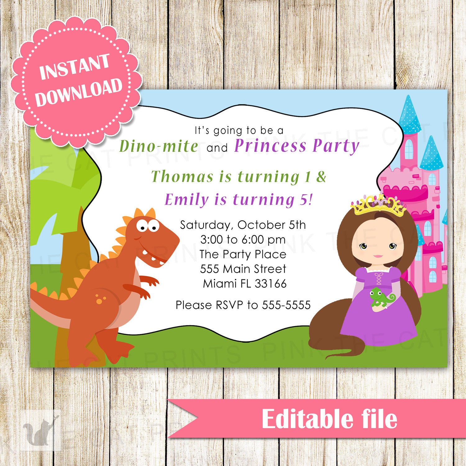 birthday invitation