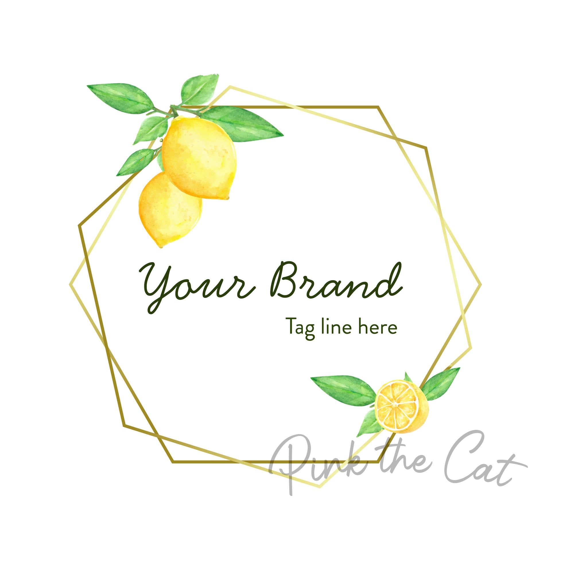 Lemon citrus logo design