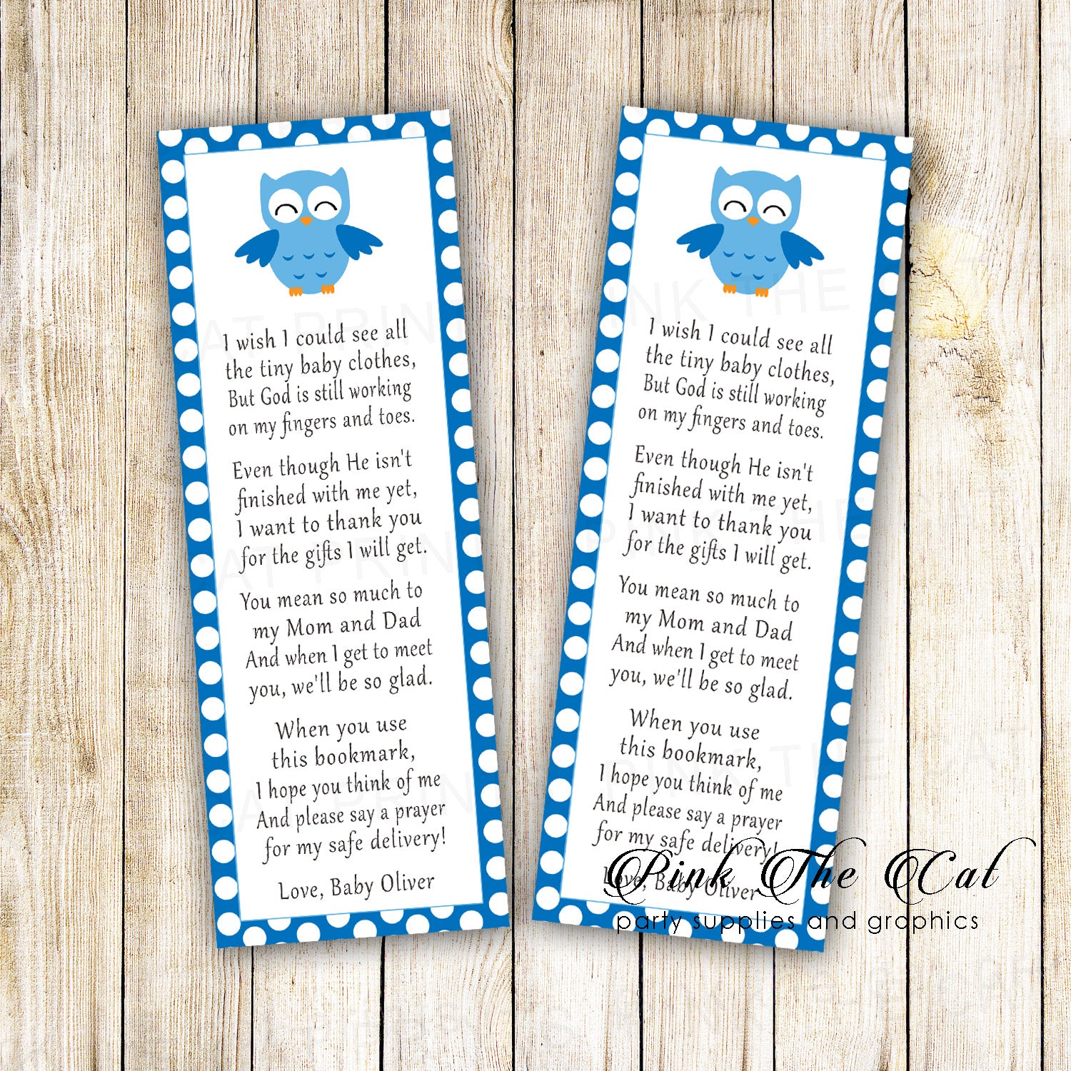 Printable Owl Bookmarks
