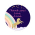 70 Gold unicorn favor stickers 1.5'' birthday baby shower