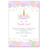 30 thank you cards unicorn birthday pink purple