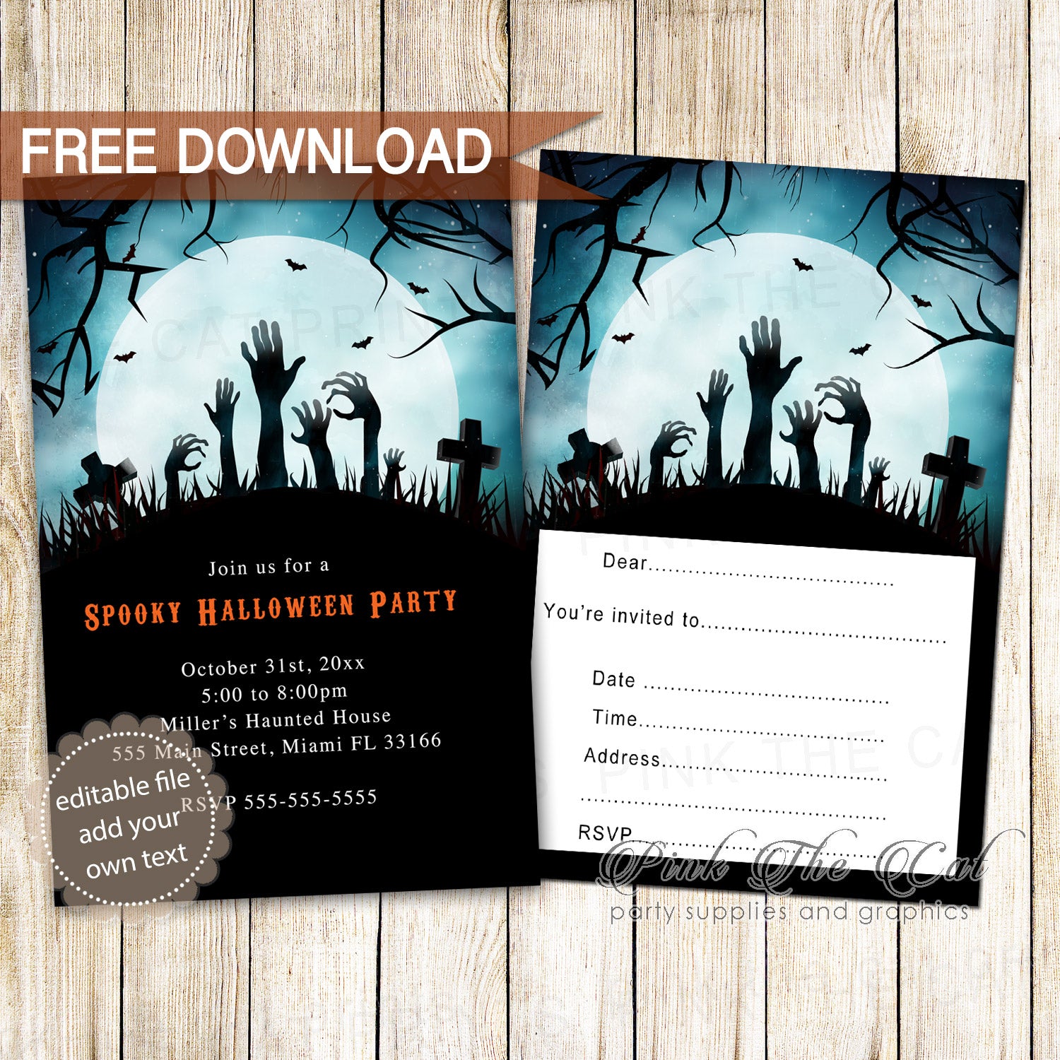 Free Halloween Invitation