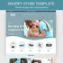 Cat pet shop modern website template