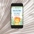 Save the date cards lion cub baby shower birthday