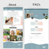 Cat pet shop modern website template