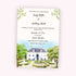 100 Invitations and RSVP Your Venue to Watercolor
