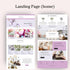 Luxury lavender candles shopify template
