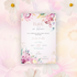 Baby in bloom baby shower invitation