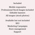Pet shop modern website template