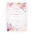 Baby in bloom baby shower invitation