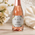 100 mini wine champagne bottle label sticker rustic