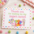 Candy theme favor label tag small card printable