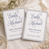 30 Cards Silver Glitter Navy Blue Save The Date