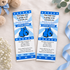 30 boxing invitations baby shower blue