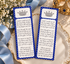 30 Bookmarks Prince Royal Blue Silver