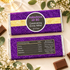 Candy Bar Wrappers Glitter Purple Gold Adult Birthday Printable