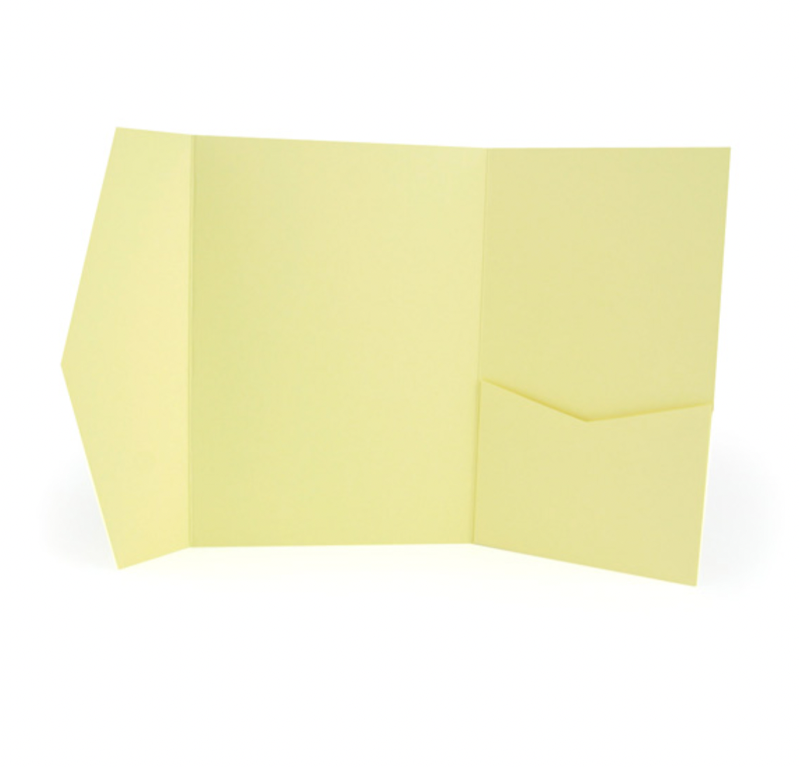 A7 Pocket envelope light yellow