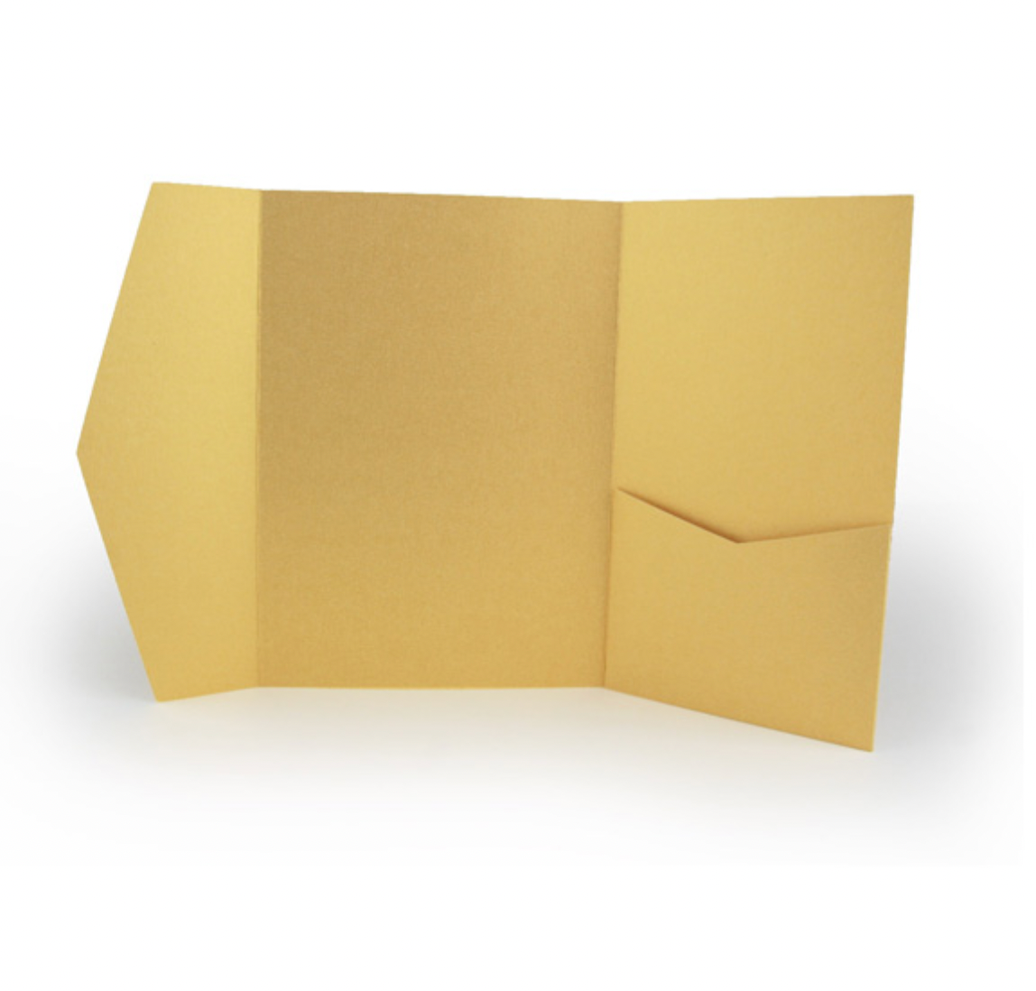 A7 Pocket envelope metallic gold