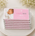 Girl baptism candy wrapper pink and silver printable