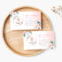 100 printed unicorn business card