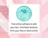 100 printed unicorn business card