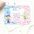 Pirate Fairy Thank You Card Note Kids Birthday Party
