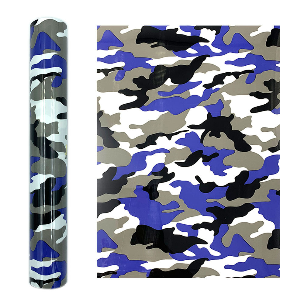 Camouflage Leopard Print Heat Transfer HTV Lettering Film Paper