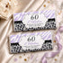 12 chocolate favors lavender personalized