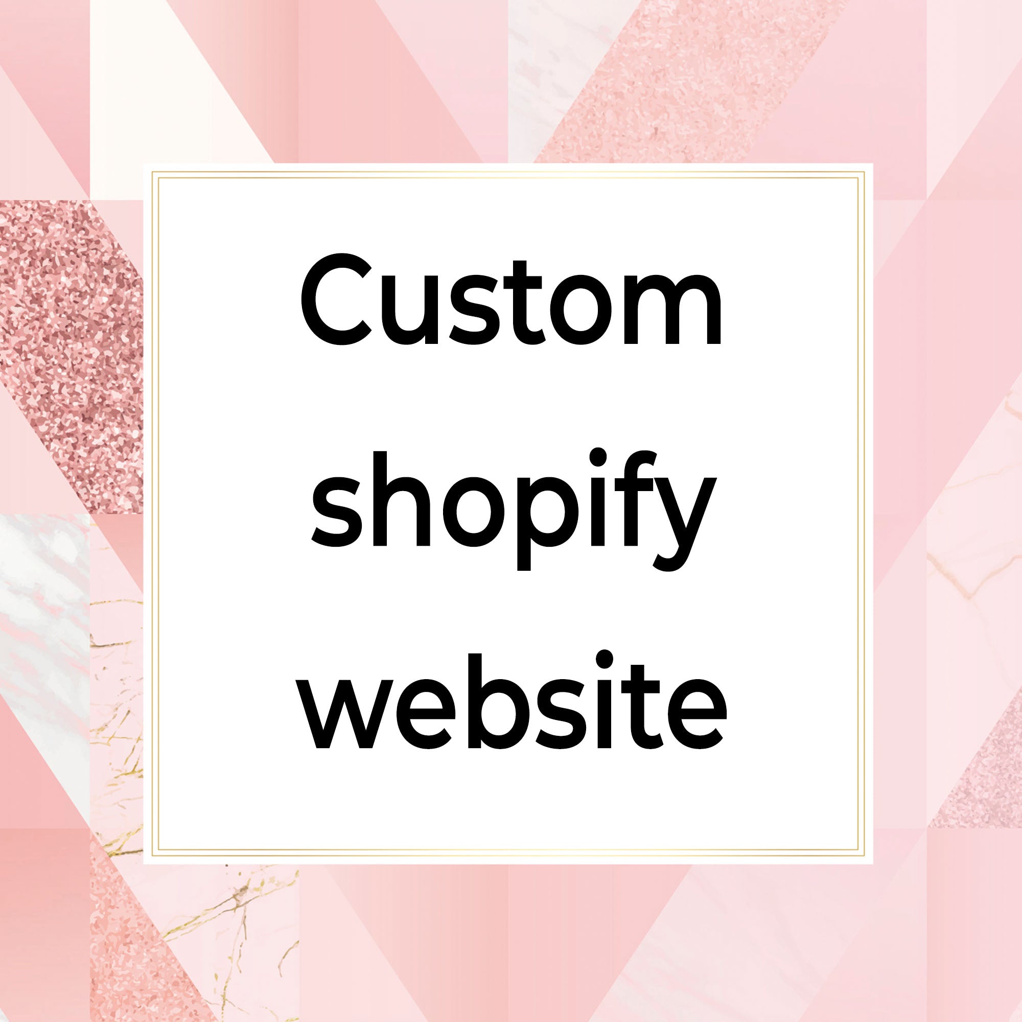 Shopify website full with marketing reserved