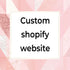 Shopify website full with marketing reserved