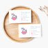 100 printed unicorn business card